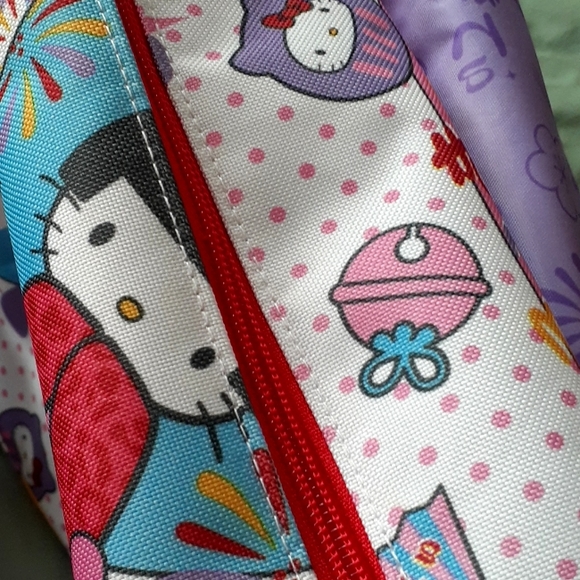 AUTHENTIC RARE HELLO KITTY MESSENGER BAG - Picture 6 of 8